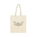 Winged Script Cotton Tote Bag — 'Cigarettelover' Vintage Logo