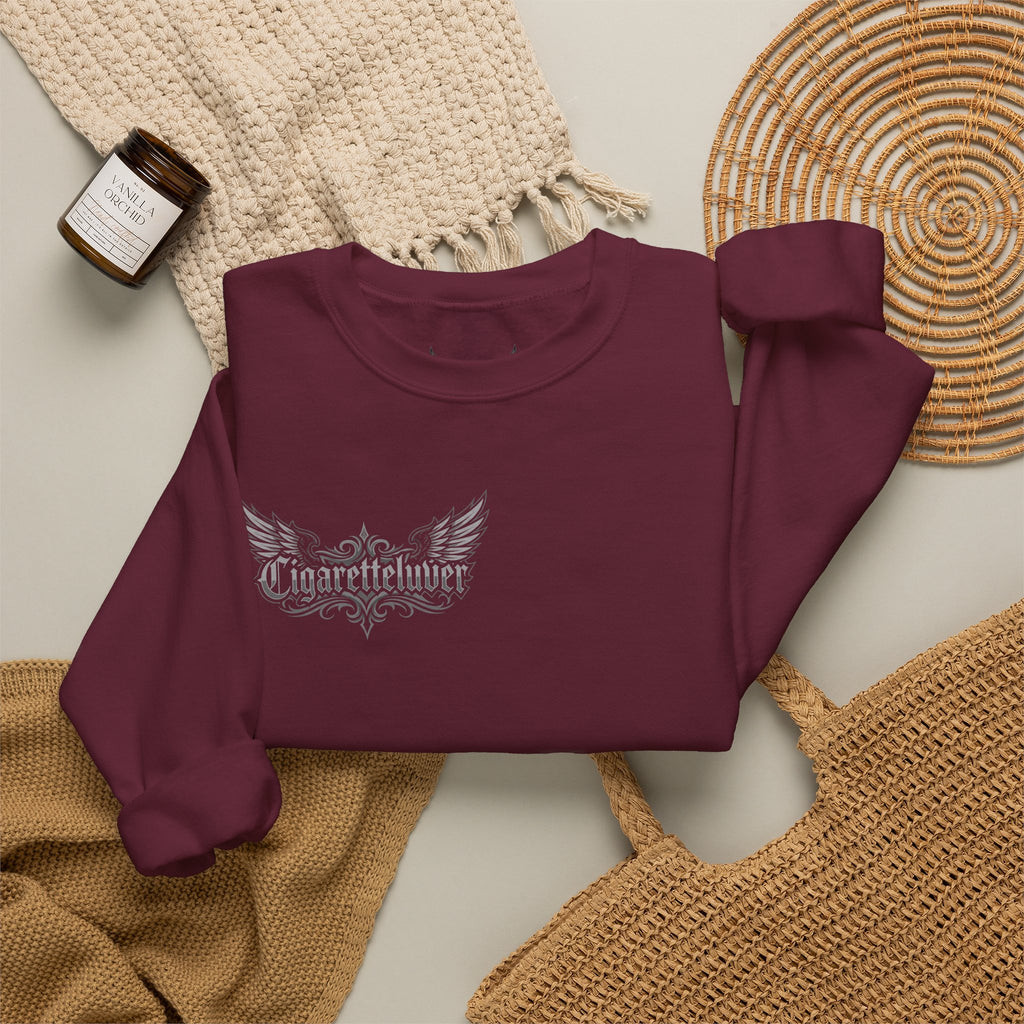 Crewneck Sweatshirt — Gothic Script "Great Live" Streetwear Pullover