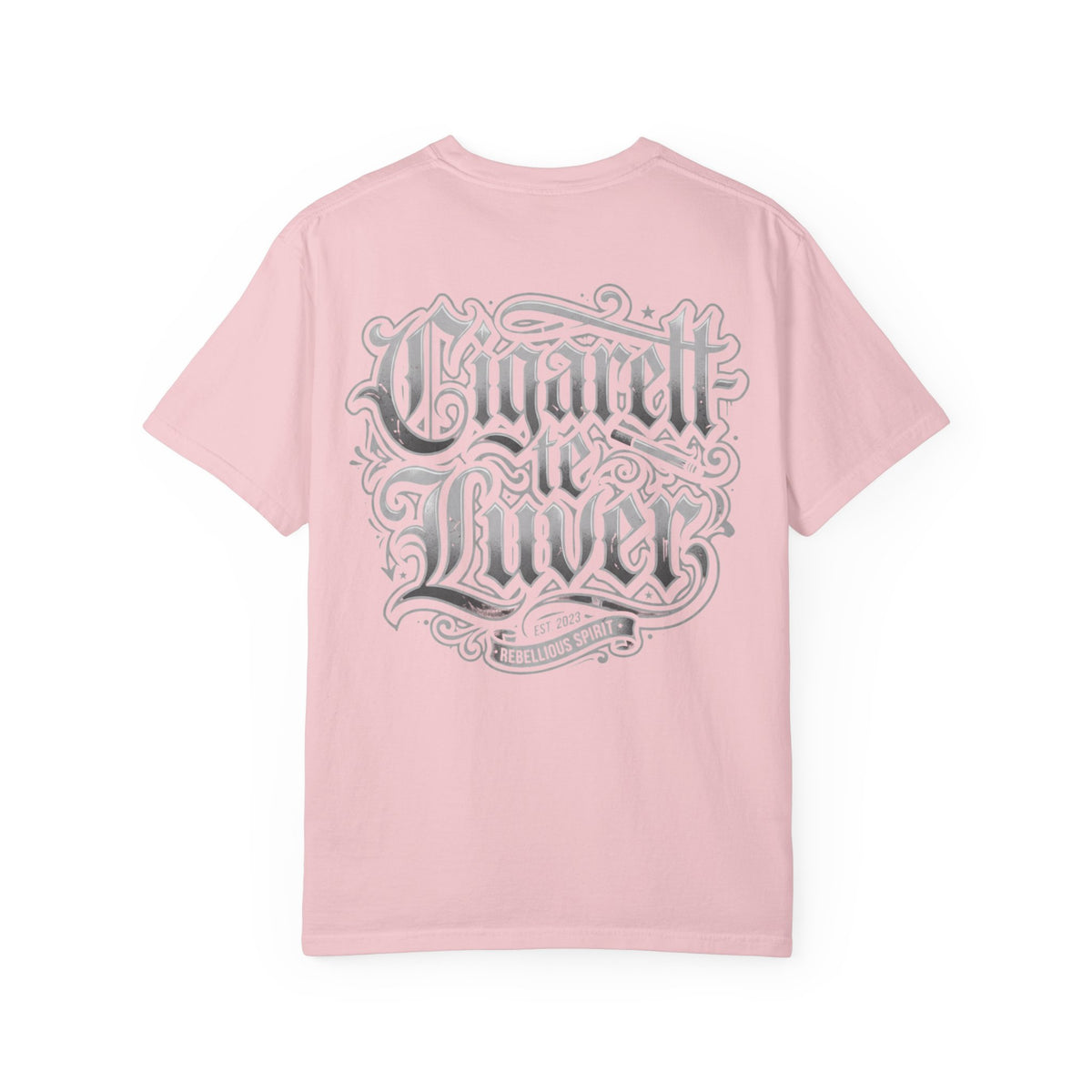 Cigarette to Liver Graphic Tee — Vintage Tattoo-Style Band Shirt