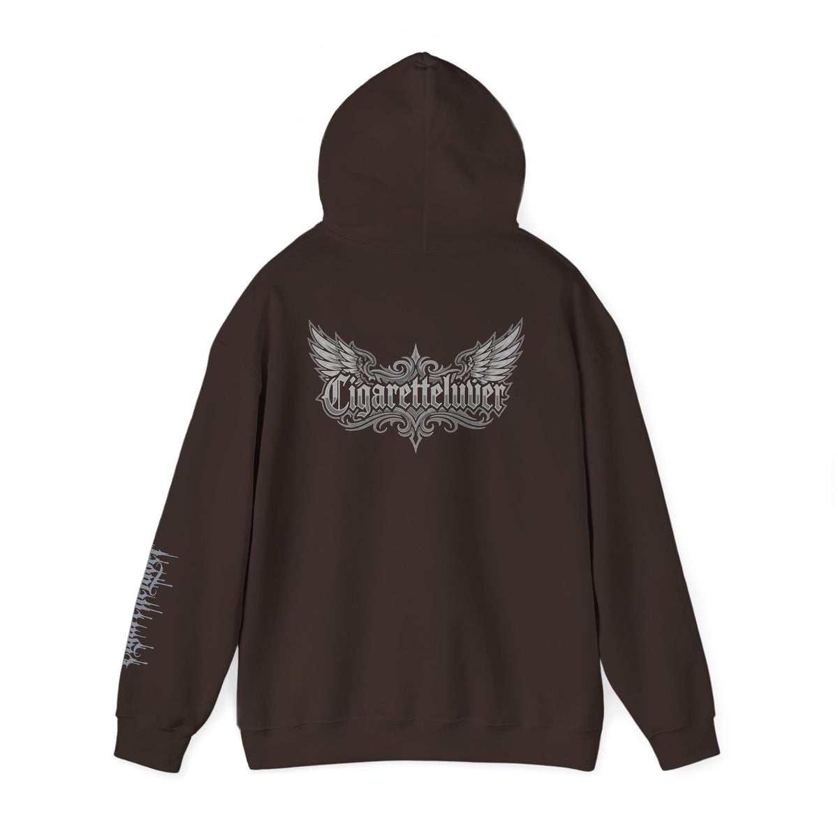 Hoodie — Cigarette Lover Gothic Drip Logo Pullover