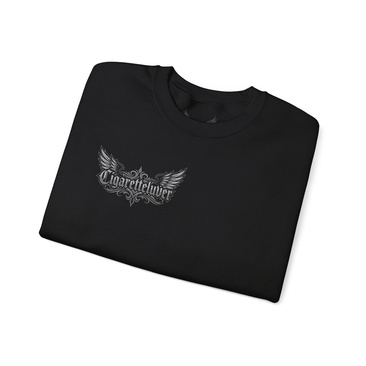 Crewneck Sweatshirt — Gothic Script "Great Live" Streetwear Pullover