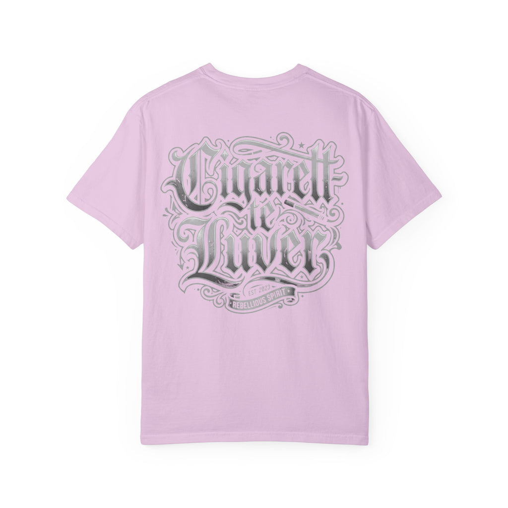 Cigarette to Liver Graphic Tee — Vintage Tattoo-Style Band Shirt