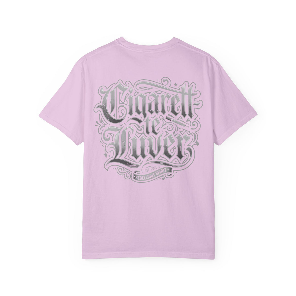 Cigarette to Liver Graphic Tee — Vintage Tattoo-Style Band Shirt