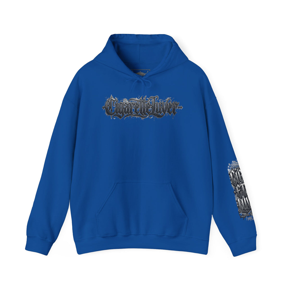 Cigarette Lover Hoodie — Gothic Drip Script Pullover