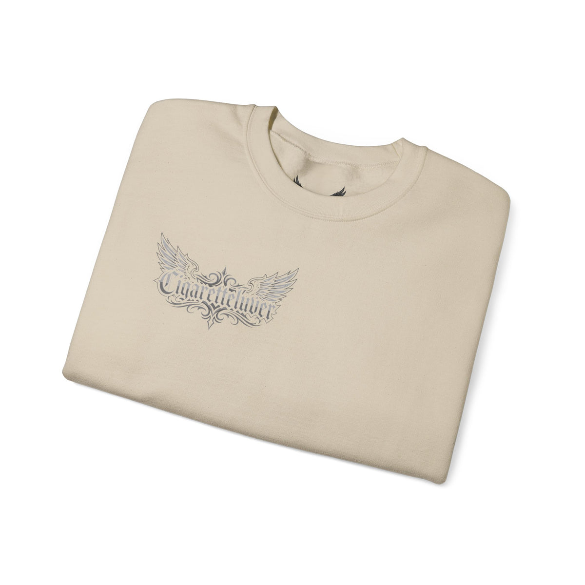 Crewneck Sweatshirt — Gothic Script "Great Live" Streetwear Pullover