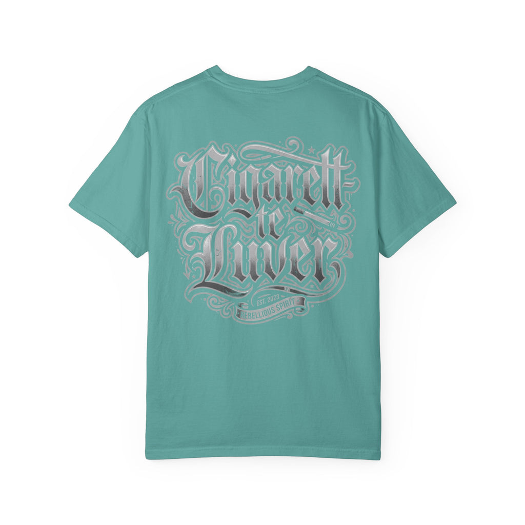 Cigarette to Liver Graphic Tee — Vintage Tattoo-Style Band Shirt