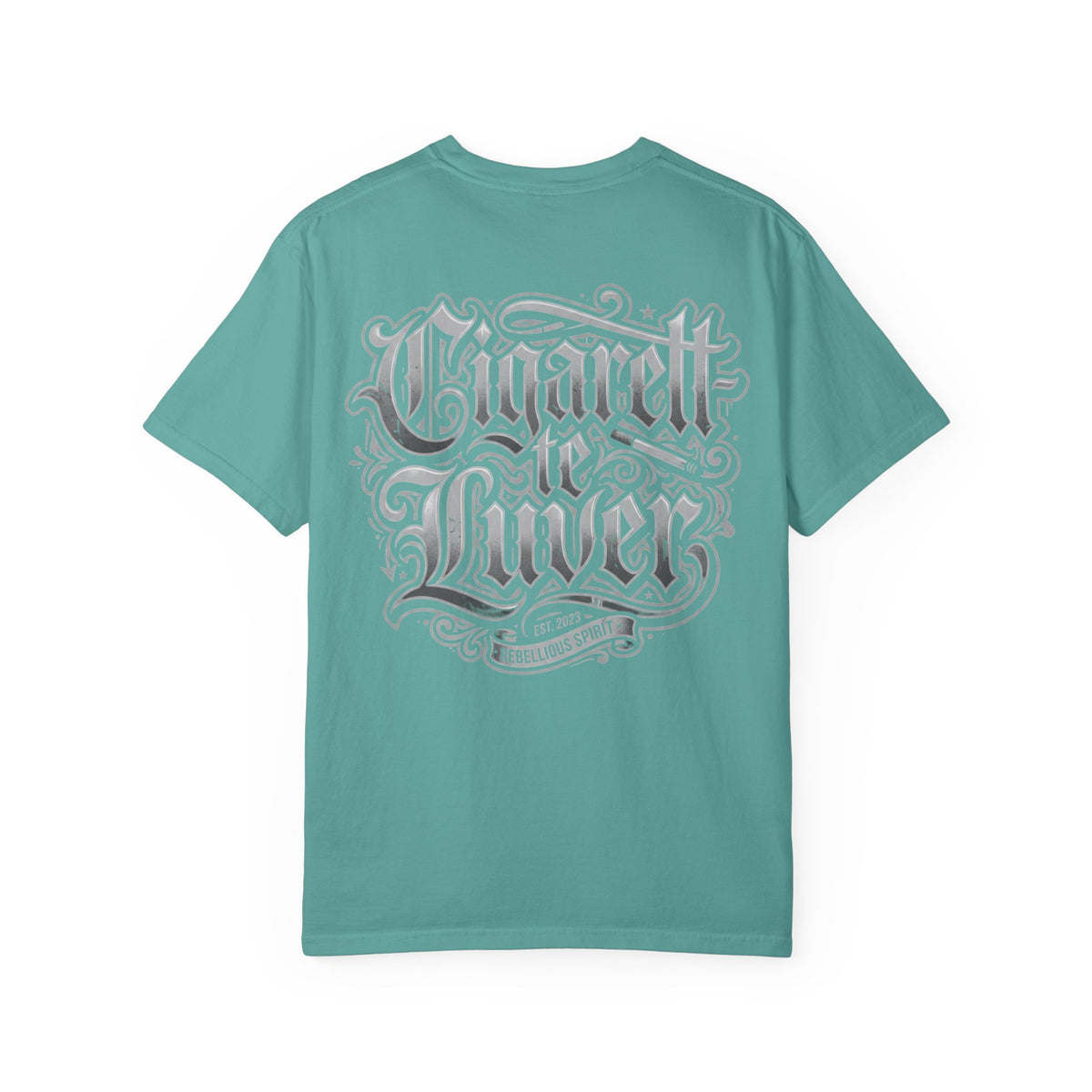 Cigarette to Liver Graphic Tee — Vintage Tattoo-Style Band Shirt