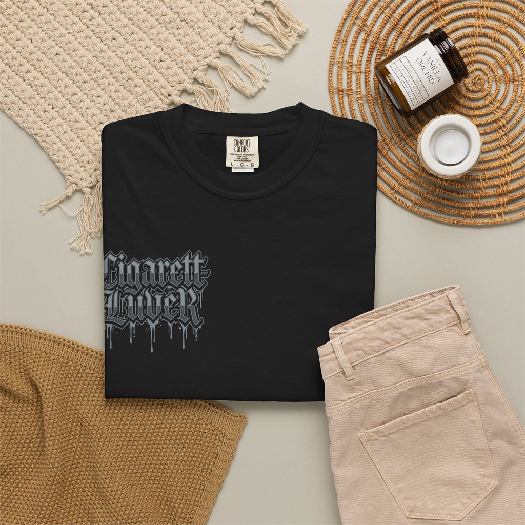 Cigarette to Liver Graphic Tee — Vintage Tattoo-Style Band Shirt