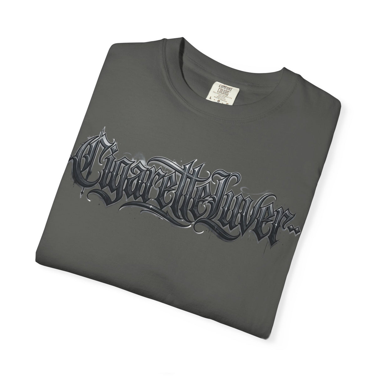 Cigar City Liver T-Shirt — Vintage Gothic Skull & Wings Graphic Tee