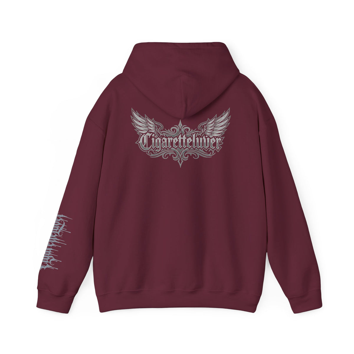 Hoodie — Cigarette Lover Gothic Drip Logo Pullover
