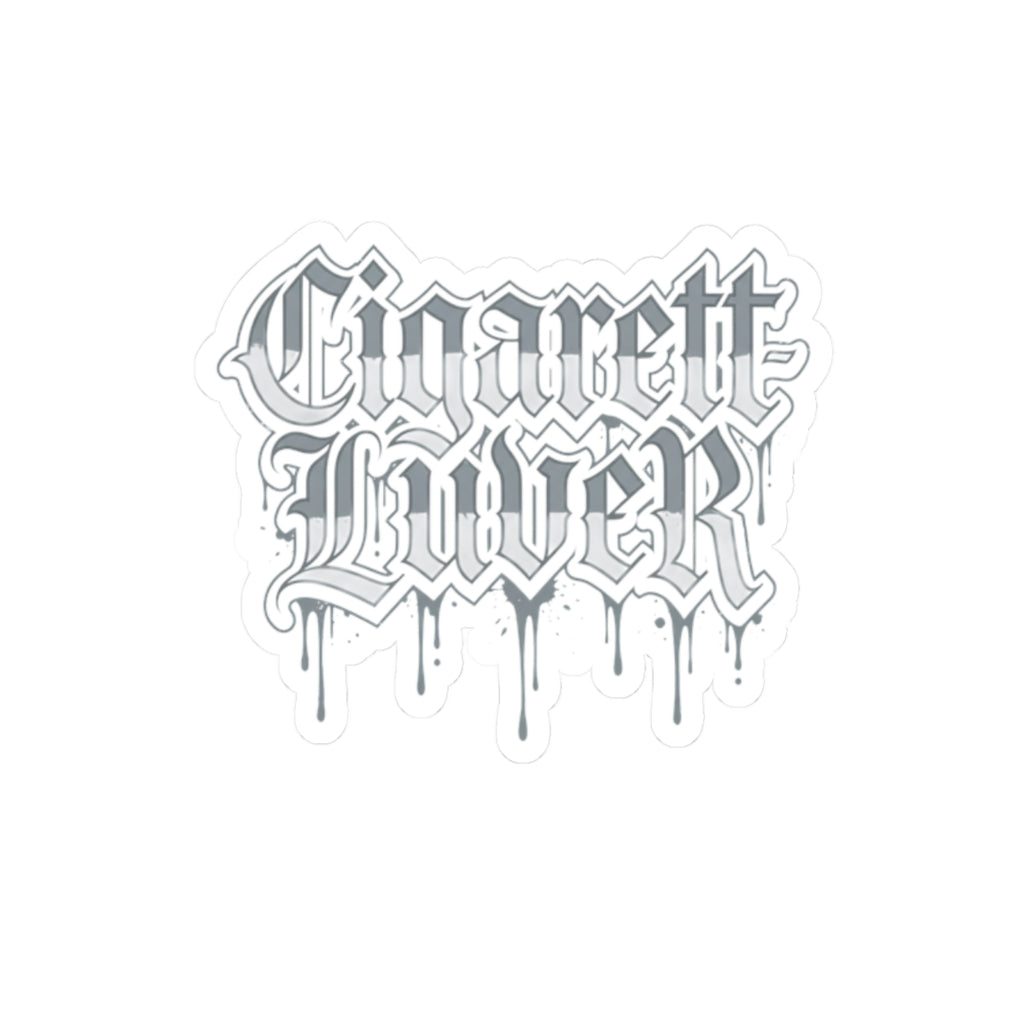 Cigarette Lover Drip Kiss-Cut Sticker