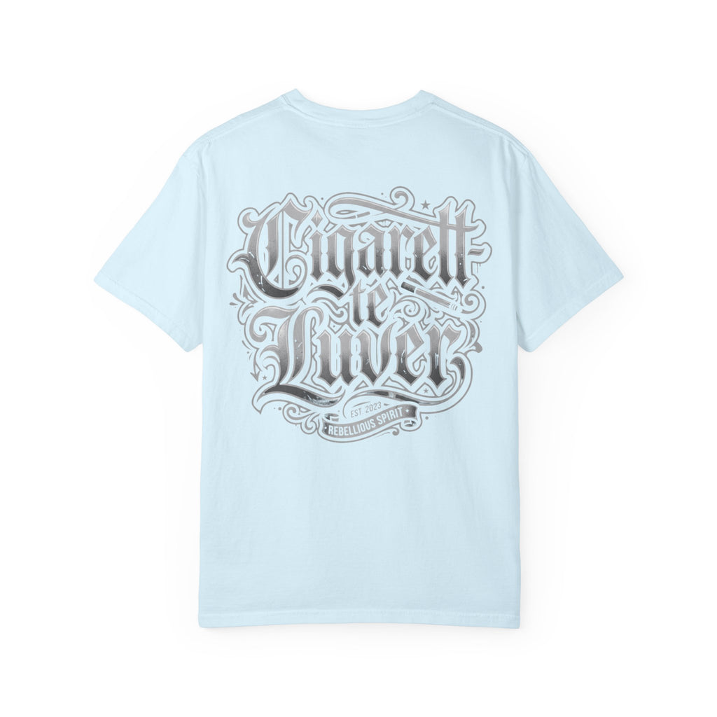 Cigarette to Liver Graphic Tee — Vintage Tattoo-Style Band Shirt