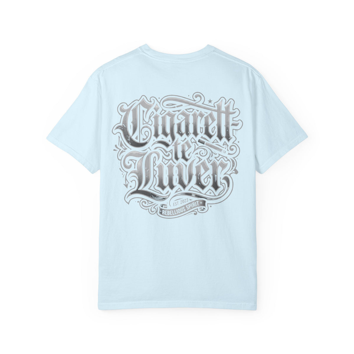 Cigarette to Liver Graphic Tee — Vintage Tattoo-Style Band Shirt