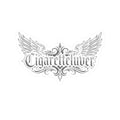 Winged Script Sticker — “Cigaretteliver” Kiss-Cut Decorative Decal