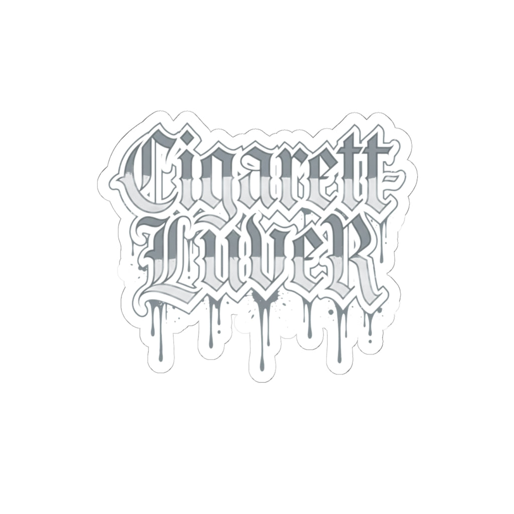 Cigarette Lover Drip Kiss-Cut Sticker