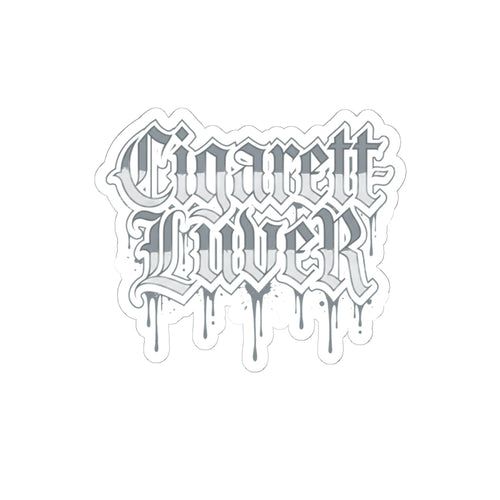 Cigarette Lover Drip Kiss-Cut Sticker