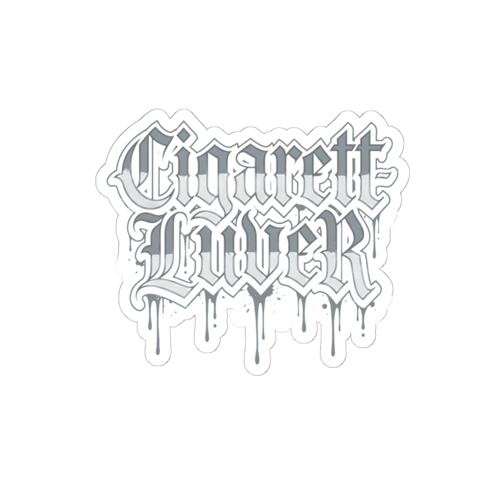 Cigarette Lover Drip Kiss-Cut Sticker