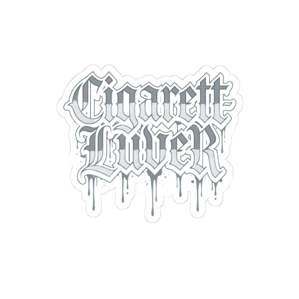 Cigarette Lover Drip Kiss-Cut Sticker