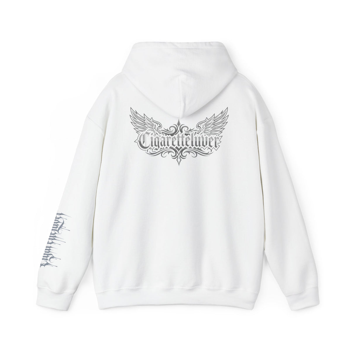 Hoodie — Cigarette Lover Gothic Drip Logo Pullover