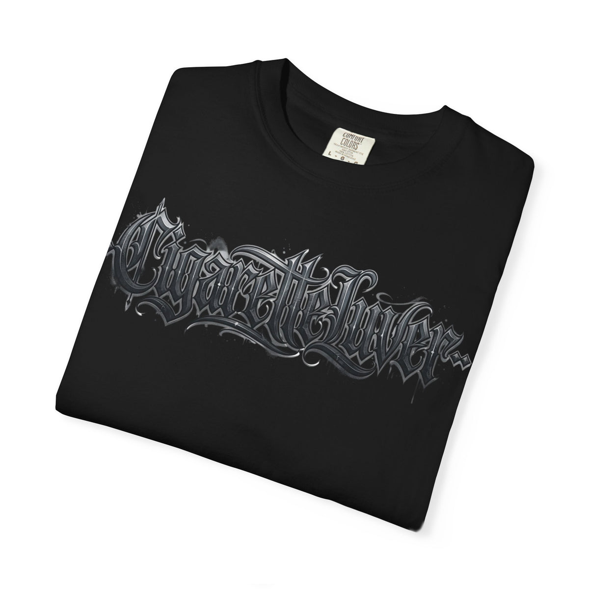 Cigar City Liver T-Shirt — Vintage Gothic Skull & Wings Graphic Tee