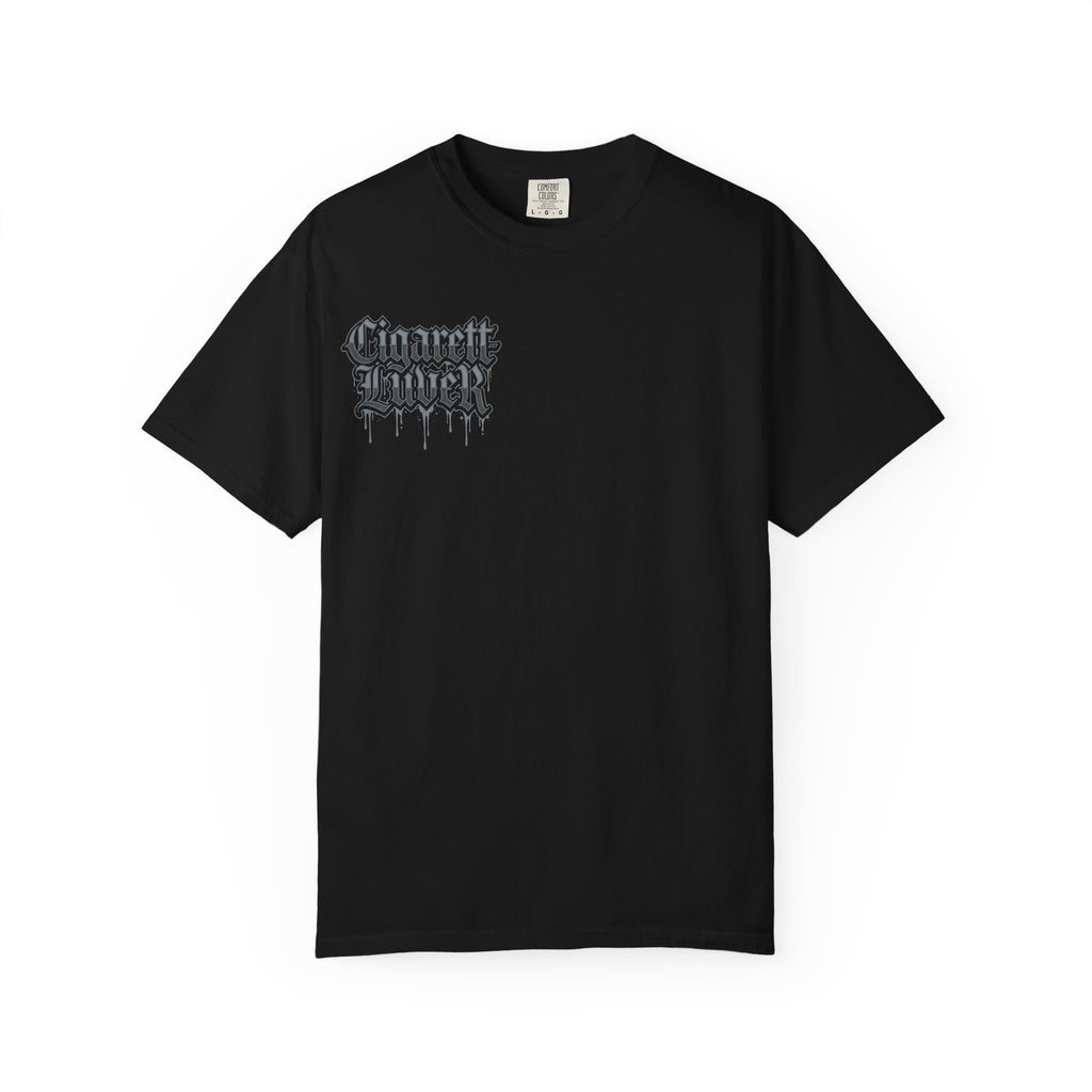 Cigarette to Liver Graphic Tee — Vintage Tattoo-Style Band Shirt