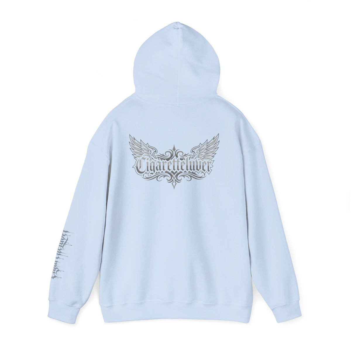 Hoodie — Cigarette Lover Gothic Drip Logo Pullover