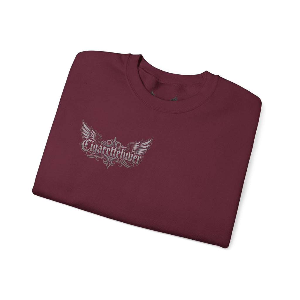 Crewneck Sweatshirt — Gothic Script "Great Live" Streetwear Pullover