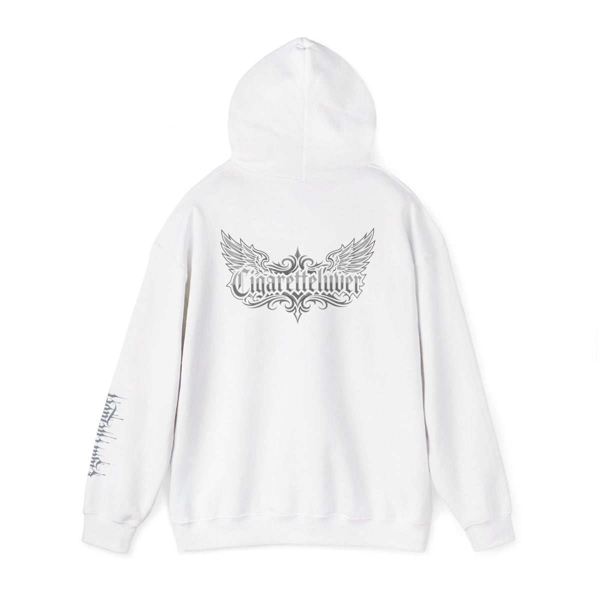 Hoodie — Cigarette Lover Gothic Drip Logo Pullover