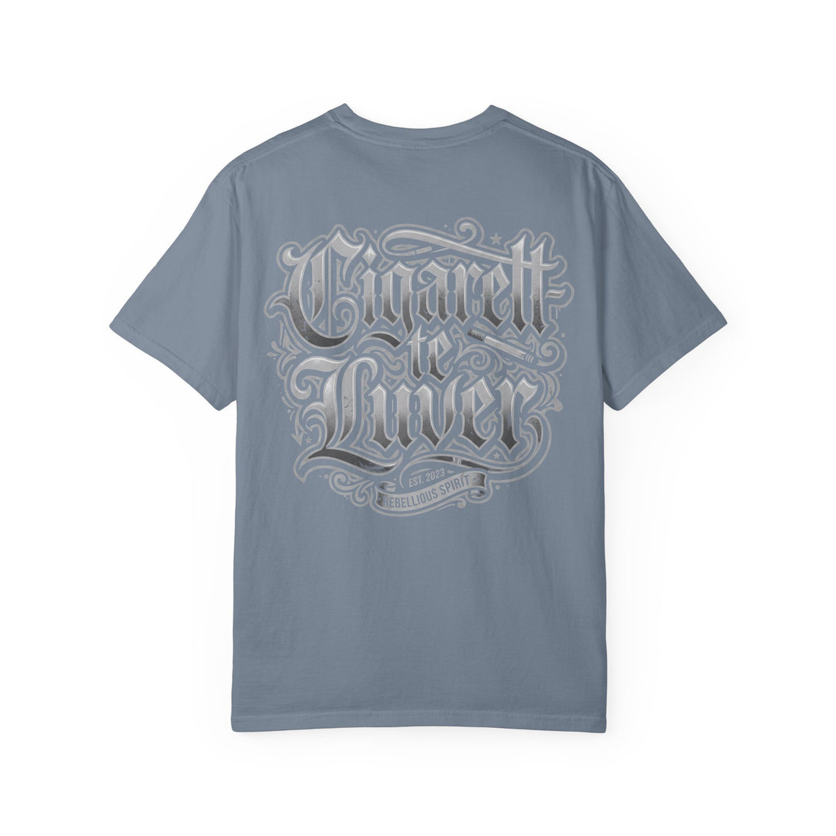 Cigarette to Liver Graphic Tee — Vintage Tattoo-Style Band Shirt