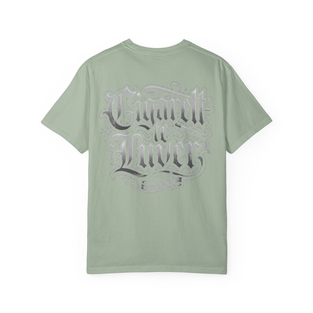Cigarette to Liver Graphic Tee — Vintage Tattoo-Style Band Shirt