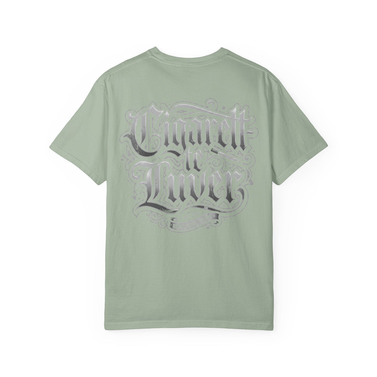Cigarette to Liver Graphic Tee — Vintage Tattoo-Style Band Shirt
