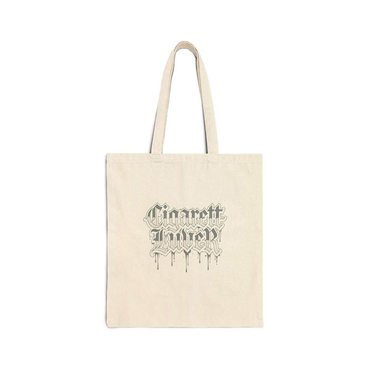 Tote — Gothic "Cigarette Lovely" Canvas Tote Bag