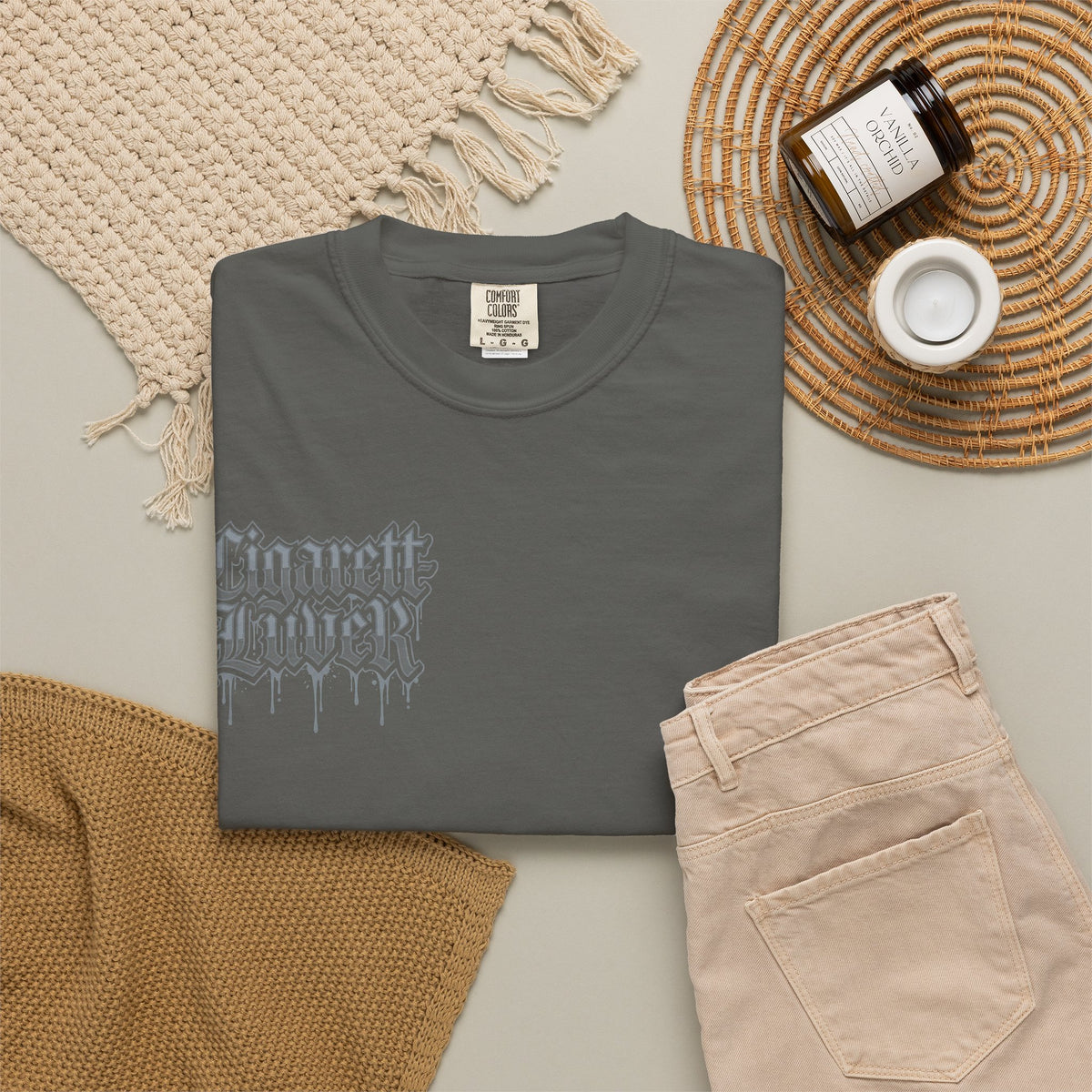 Cigarette to Liver Graphic Tee — Vintage Tattoo-Style Band Shirt