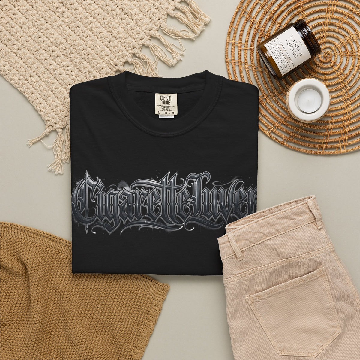 Cigar City Liver T-Shirt — Vintage Gothic Skull & Wings Graphic Tee