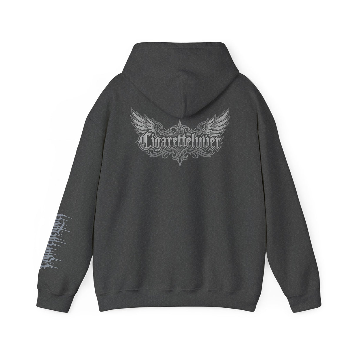 Hoodie — Cigarette Lover Gothic Drip Logo Pullover
